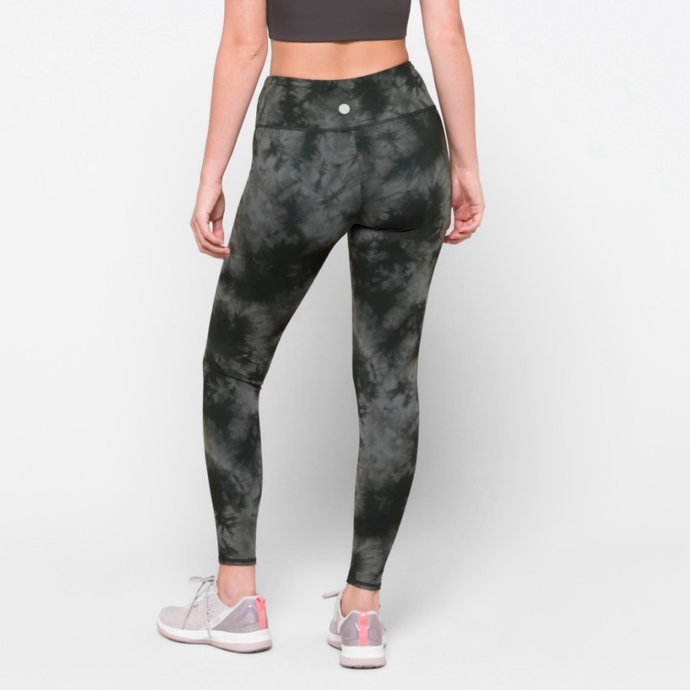 T4T by Threads 4 Thought- Monica Printed Legging - Black/Grey Tie Dye